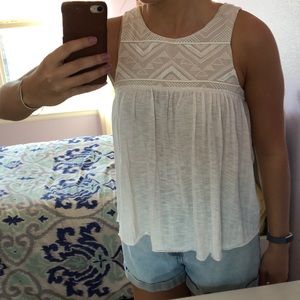 American Eagle tank - cream